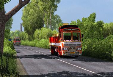 Indian Ashok Leyland Lorry Traffic Beta