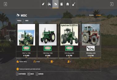 Oliver tractor pack beta