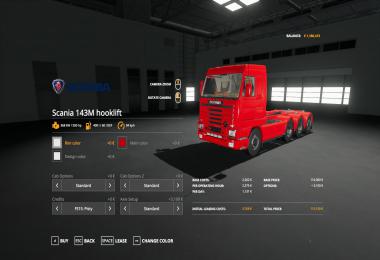 Scania 143M hooklift v1.0.0.0