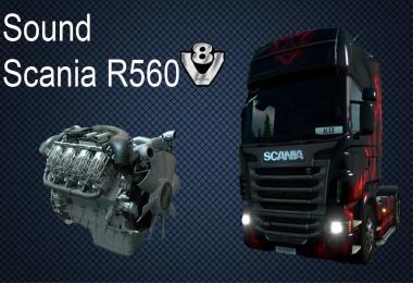 Scania R560 v8 Sound v7.0