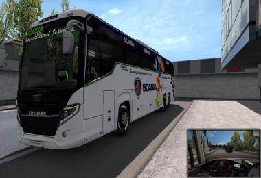 Scania Touring Bus with officially skin 2019 1.34.x