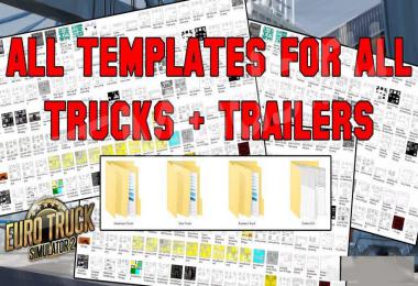 Complete pack of truck & trailer templates 1.35
