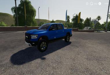 Dodge Ram 1500 blue flashing beacon v1.0