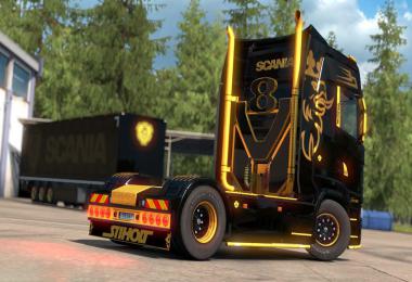 Golden Griffin Scania S parts and Skins v1.0