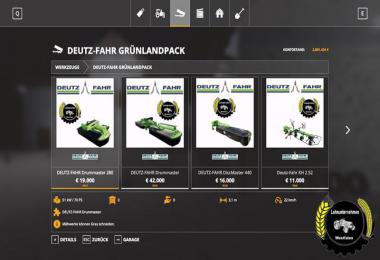 DEUTZ-FAHR Grassland Pack v1.0.0.0