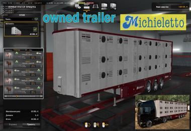 Ownable livestock trailer Michieletto v1.0.1