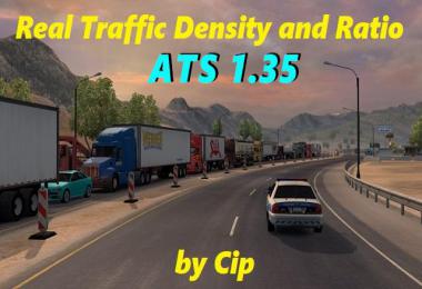 Real Traffic Density and Ratio ATS 1.35.c