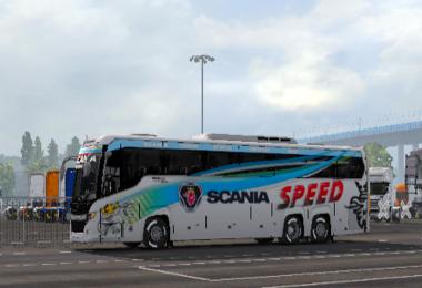 Scania touring Speeds bus Skin official trailer Skin for 1.35