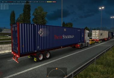 53 ft containers in traffic ETS2 1.35.x