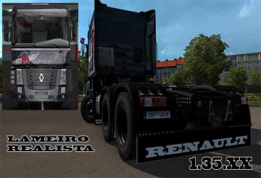 Animated mudguards for RENAULT MAGNUM 1.35