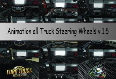 Animation all Truck Steering Wheels v1.5