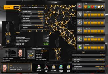 ETS2 100% Explored Save Game Profile v1.35s – Sardinia