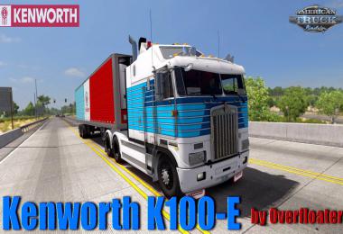 Kenworth K100-E + Interior v0.95 by Overfloater 1.35 