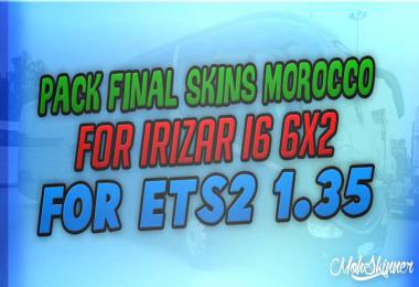 Pack Morocco Skins 2.8 Irizar i6 - ETS2 1.35