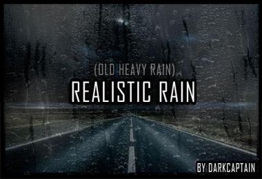 Realistic Rain v2.5 ETS2 1.35