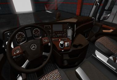 Mercedes Actros MP4 LUX Wood Interior 1.35.x