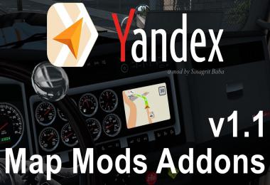 Yandex Navigator Normal & Night Version Map Mods Addons v1.1