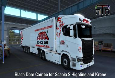 Blach Dom Combo for Scania S Highline and Krone v1.0