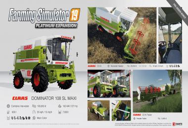 Farming Simulator 19 Platinum fact sheet #1