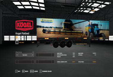 New Holland Kogel Autoloader Trailer v1.0
