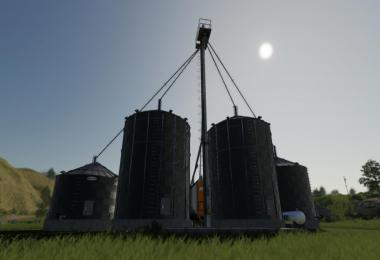 Large grain silo with dryer v1.0
