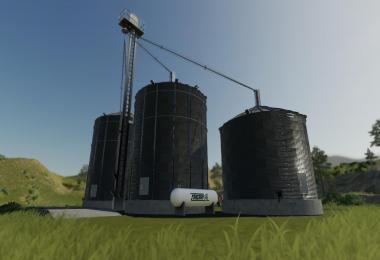 Large grain silo with dryer v1.0
