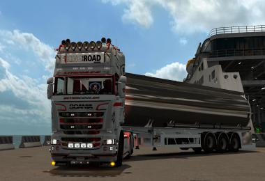 Scania Streamline WhiteRedBlack skin 1.35