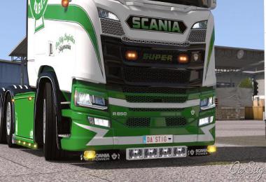 Painted Engine Badges for Scania Next Gen 1.35.x