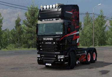 Scania RJL Red Griffin Skin v1.0