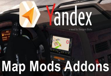 Yandex Navigator Normal & Night Version Map Mods Addons v2.0