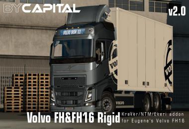 Rigid Chassis Addon for Eugene’s Volvo FH & FH16 2012 v2.0