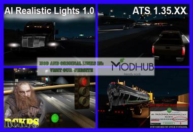 AI Realistic lights v1.0 for ATS 1.35.x