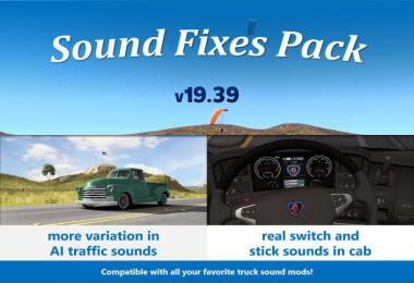 [ATS] Sound Fixes Pack v19.39 1.36.x