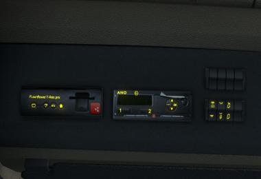 Mercedes Actros MP4 Colored Dashboard 1.35.x