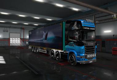National Geographic Paintjob ETS2 1.35.x