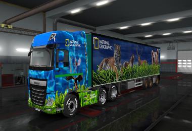 National Geographic Paintjob ETS2 1.35.x