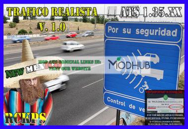 Realistic traffic v1.0 for ATS 1.35 by Rockeropasiempre