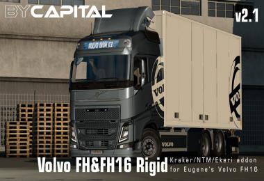 Rigid Chassis Addon for Eugene's Volvo FH&FH16 2012 v2.1
