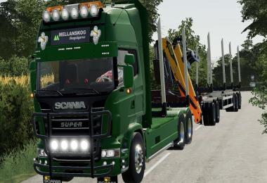 Scania r730 log truck v1.0