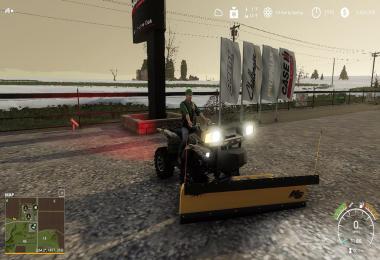Yamaha Grizzly snow plow 1.0