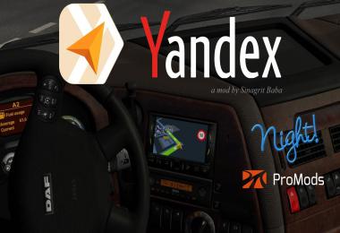 Yandex Navigator Night Version for ProMods v1.3