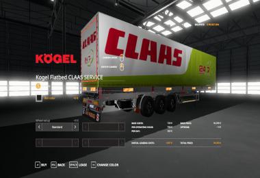 CLAAS SERVICE KOGEL AUTOLOADER TRAILER v1.0