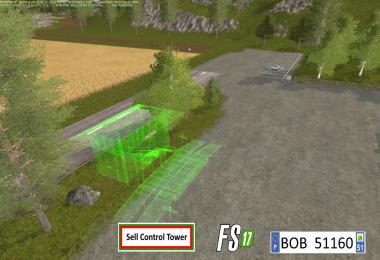 FS17 Sell Control Tower By BOB51160 v1.0.0.0