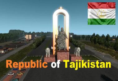 Map of the Republic of Tajikistan v1.0 1.36.x
