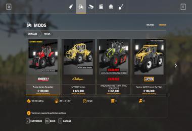 Tracteurs forestier Pack v1.0