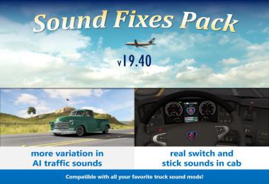 Sound Fixes Pack v19.40.1 ATS 1.36