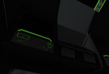 Volvo FH 2012 Black - Green Interior with Green Button Lights 1.36.x