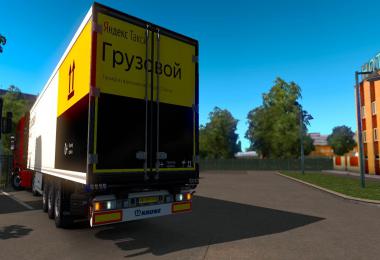 Yandex.Taxi skin for your own Krone Coolliner trailer v1.0