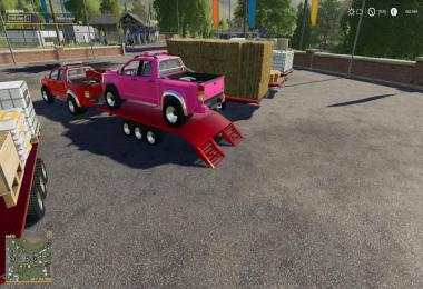 2014 Pickup with semi-trailer and autoload v1.0