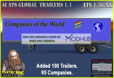 AI ATS Global Trailers Rckps v1.1 For 1.36.x